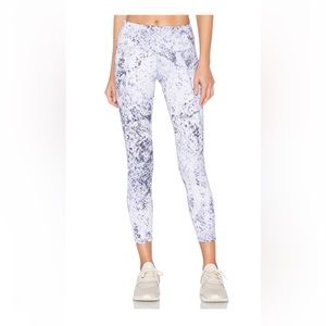 Strut This white and purple leggings, S